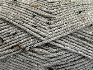 Acacia Yarns Nimbus Tweed Yarn 10002 Light Gray