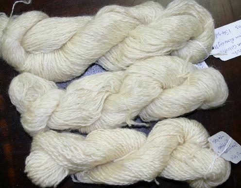Hand Spun 2-ply Romney DK Wool from the Betty Ash Collection 2.5 oz 170 yds