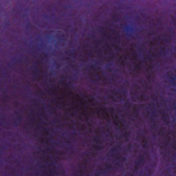 Bewitching Fibers Needle Felting Carded Wool - 1 ounce - Plum