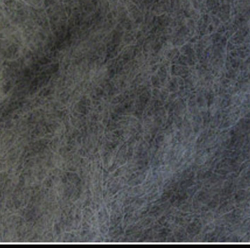Bewitching Fibers Needle Felting Carded Wool - 8 ounce - Silver Mist