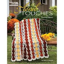 Floral Touches - 5 Crochet Afghans - 4773
