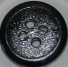 #150326 12mm (1/2 inch) Round Fashion Button by Dill - Black