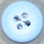 #150334 12mm (1/2 inch) Round Fashion Button by Dill - Blue