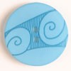 #370542 25mm (1 inch) Round Blue Fashion Button by Dill