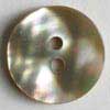 #380140 Real Mother of Pearl 18mm (2/3 inch) Round Button by Dill - Beige