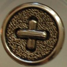 #W0920131 15mm ( 5/8 inch) Fashion Button - Metal