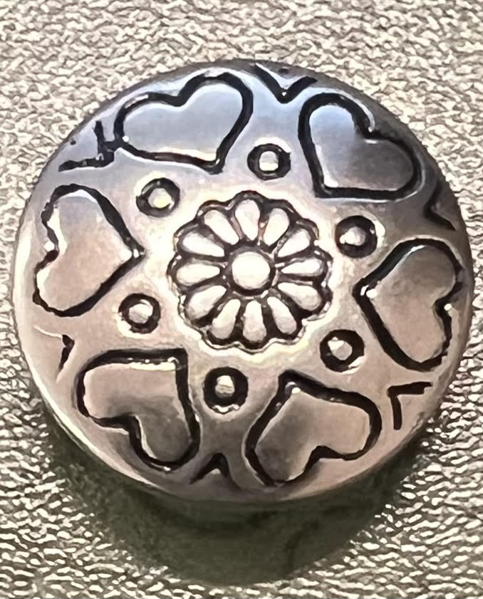 #89010212-2 Metal Button - 15/16 inch