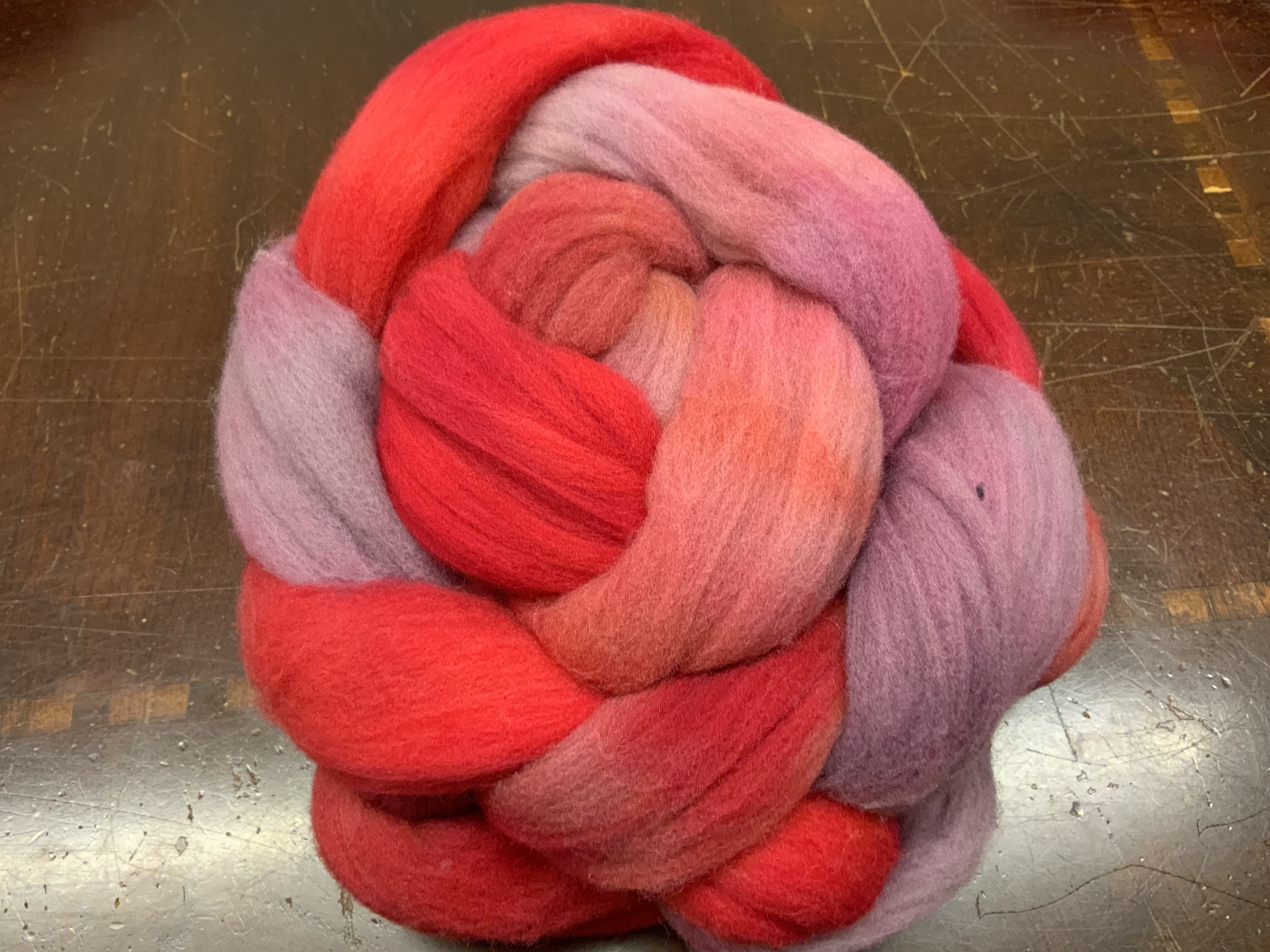 Rambouillet Hand Dyed Top - 115 g (4.0 oz) - Dawn