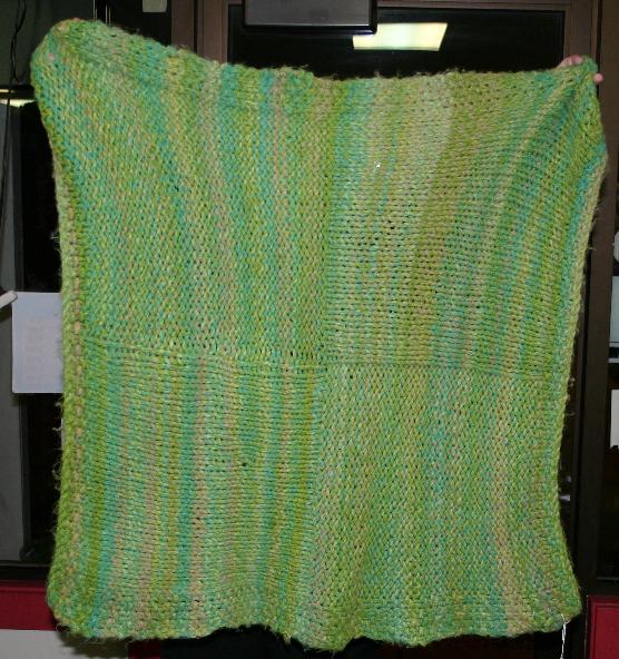 Hand Knit Garment GBL-092 - 33 inch Square Blan...