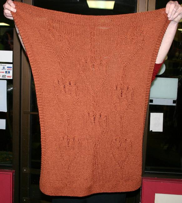 Hand Knit Garment GBL-091 - 23 x 29 inch Blanke...