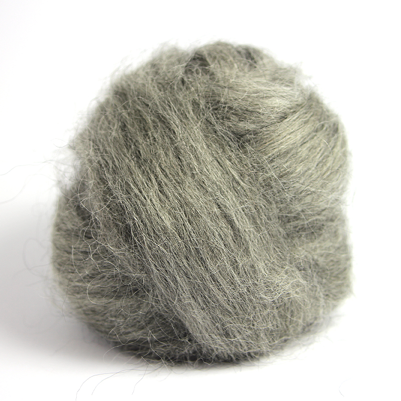 Gotland Lambswool Combed Top - Natural Grey - 3.5 oz