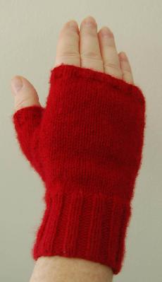 Ivy Brambles Tranquility Cashmere Fingerless Mitts Pattern