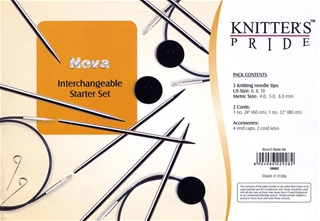 Knitters Pride Nova Interchangeable Starter Special Circular Needle Set