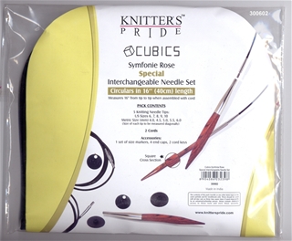 Knitters Pride Cubics Rose Special 16 inch Interchangeable Needle Set