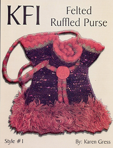 Felted Ruffled Purse - 01