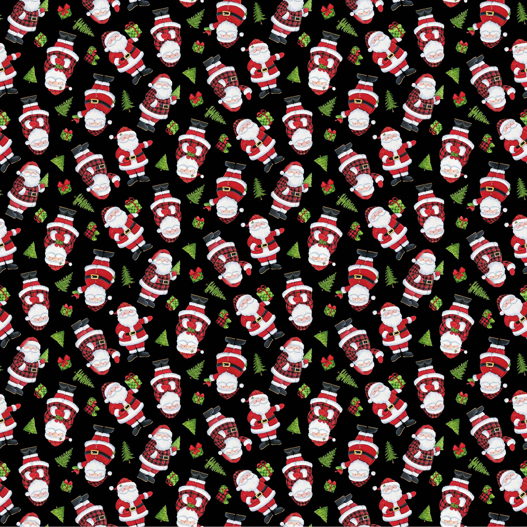 Santas Tree Farm 100% Cotton Fabric - 24733-99