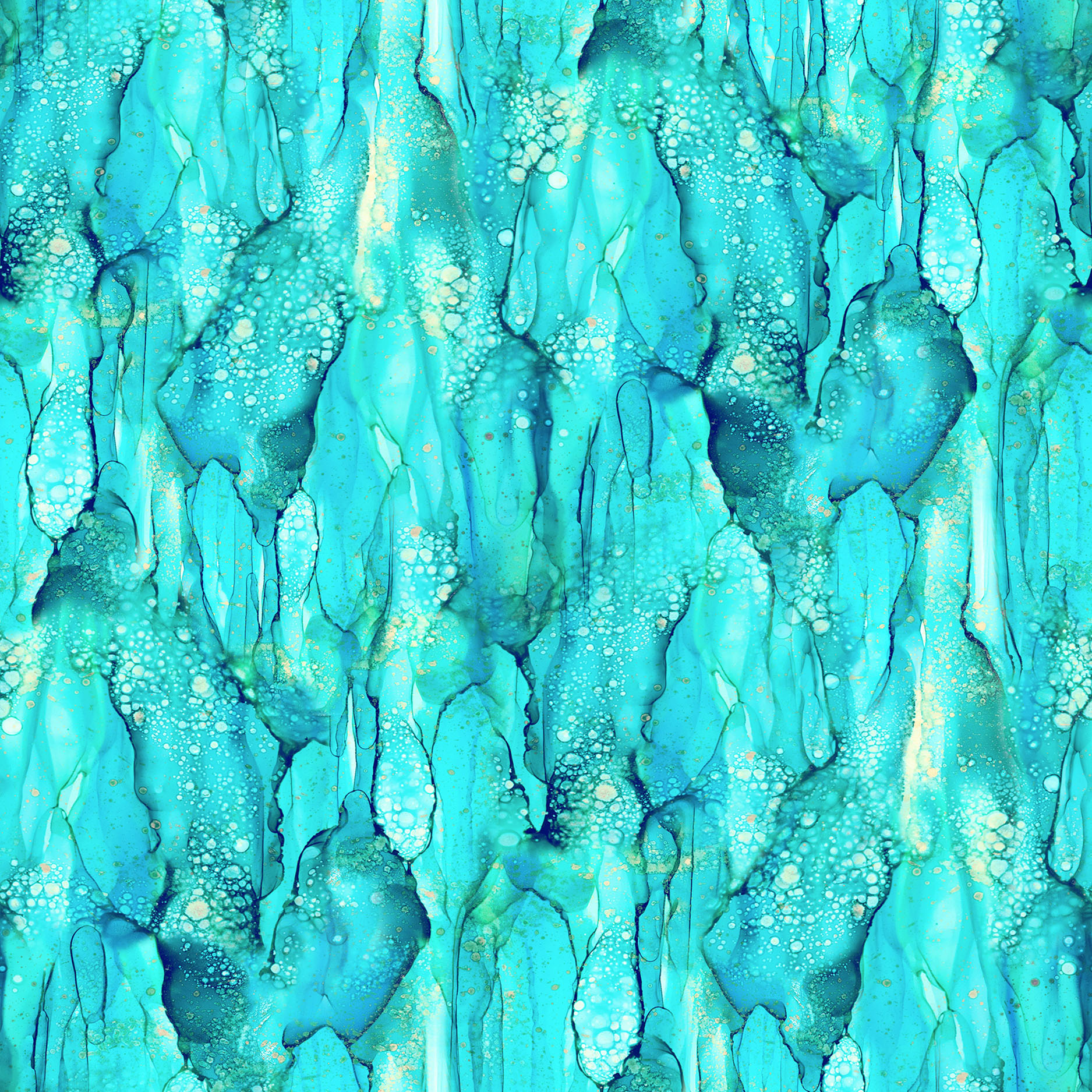 Modern Light Fabric from Northcott - Alcohol Ink 3 - Blue - 25290-62